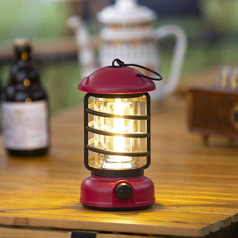 400 Lumens NEW Retro Camping Lights; Atmosphere Tent Lights COB Battery Lighting Hanging Lights; Outdoor Camping Accessories Doba